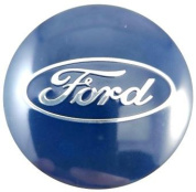 Наклейки на диски Форд NZD 025-01 синий металлические 4 шт